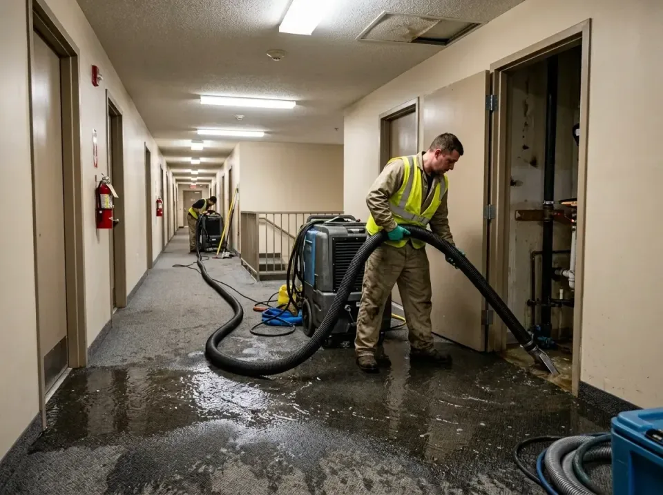multi-unit-apartment-hallway-f-005 — frequently asked questions, Emergency Burst Pipe Water Extraction & Removal in Lima, PA